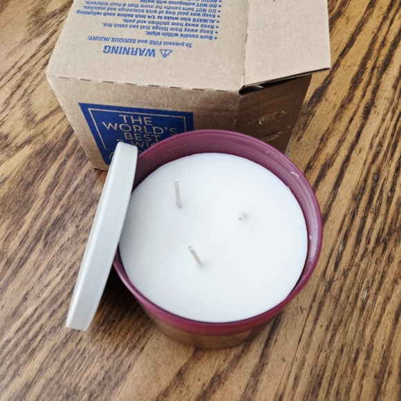 🛍BOGO 50% OFF🕯NWT‼️White Barn "Cranberry & Pomegranate" 3-wick Candle - Picture 3 of 10